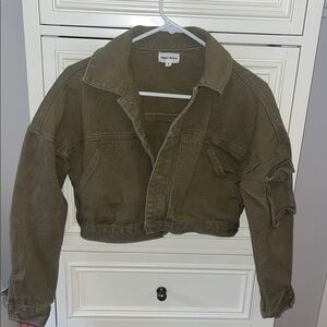 Revolve Superdown olive denim jacket